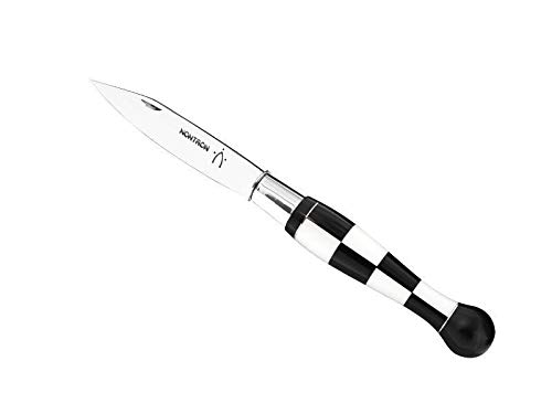Couteau N° 25 87407 pliant traditionnel en acier avec manche ergonomique