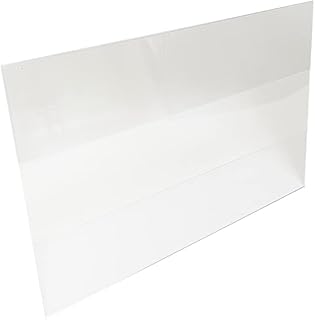 Retail Shelf Talker Holder 3 1/2 Inch High By 5 1/2 Inch Wide Clear Edge Mount, 100 Pack