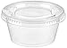 Polar Ice Disposable Plastic Glasses with Lids, 2-Ounce, Translucent, 500-Pack