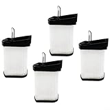 Filterersatz für Shark WV270UK WV273UKT WandVac 2.0 Akku Handstaubsauger, langlebiges Material, leicht austauschbar, 4er Pack