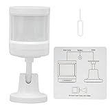 Infrarot-Bewegungsmelder, Alarmmelder, fortschrittliche PIR-Technologie, superhelle LED, Allwettererkennung, große Reichweite, 7 m Weitwinkel 170°, für Heimsicherheit, Büro,