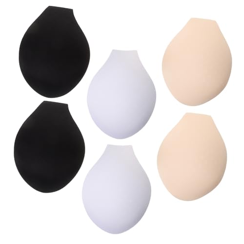 PartyKindom Men's Underpant Pads 6pcs Leak Proof Underwear Cups Sponge Liners for Enhanced Support
