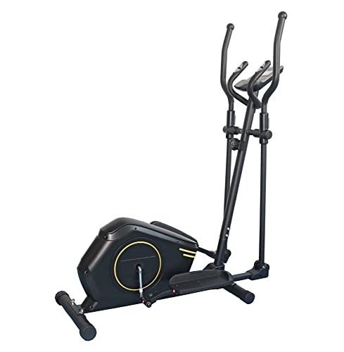 Techfit E410 Cross Trainer, Ellipsentrainer für zu Hause, Gewichtsverlust Maschine für Cardio- und Fitnessübungen, Magnetische Widerstandsvorrichtung geeignet für Innenräume 130 x 59 x 159 cm