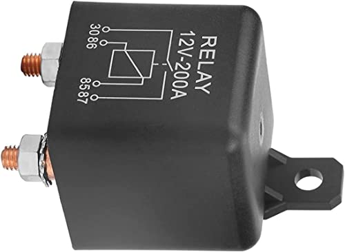 Relé automotriz de tipo continuo 12V 200A para batería auxiliar 8