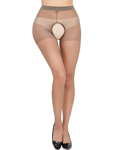 Image of High Waist Sexy Pantyhose Women's Sheer Garter Belt Stockings Suspender Tights