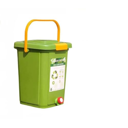 Cubo de compostaje eléctrico, compostador de cocina para interiores con tapa, uso en todas las estaciones para una fácil reducción de residuos