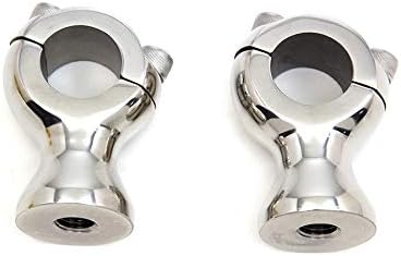Harley Stainless Steel 1-3/4" Riser Set