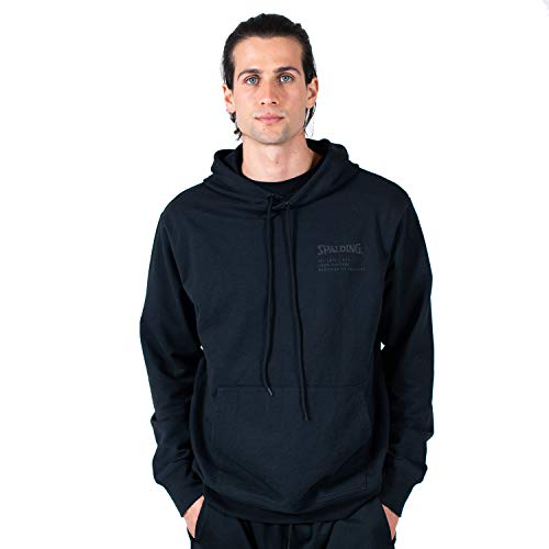 Spalding Men's Cotton French Terry Branded Hoodie