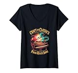 Femme Piano Player CRAFT OF CLASSICS Hobbyists Pros Fans Pianiste T Shirt avec Col en V