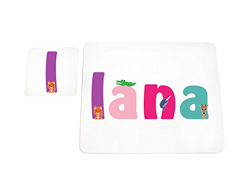 Set de table coloré Lana avec coaster : protégez votre table avec style