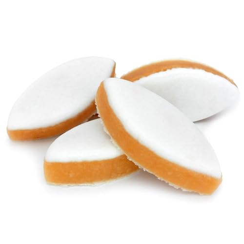 Andy Anand Chocolatier Calissons de Provence Soft Almond Paste Candy with Candied Melons & Orange, Delicious and Refreshing, Amazing Taste - Flown from France, Traditional Recipe (28 Pcs, 12.3 Oz)