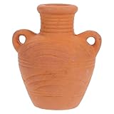 DIYEAH Mini Terracotta Planter Pots for Succulents Vintage Small Flower Pot 1pcs Red Clay Miniature Garden Plant Container Backyard Decorative