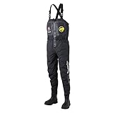 barche open nuove offerta  MZBF-454 mazume FULL OPEN BOOTS FOOT WADER (FELT SPIKE MODEL) - Pantaloni traspiranti per pesca a mosca, trampolieri e barche da bellyboot (uomo) L