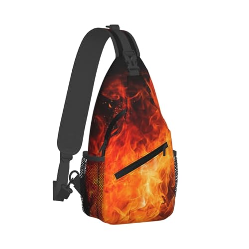 Bolso tipo sling Roaring Flame para senderismo y uso diario miniatura 1