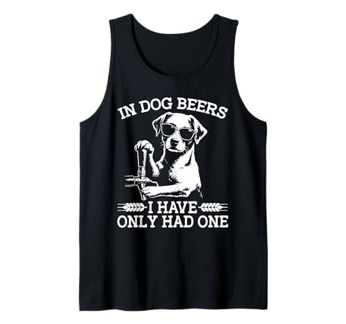 in Dog Beers Pub Bar Pub Crawl Party Craft Beer Funny Jokes Tank Top