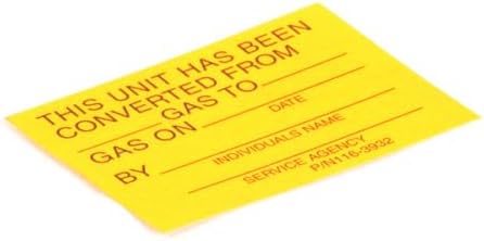 Replacement For Compatible With 1163932 Southbend Range Label, Parts Service Genuine OEM SOU1163932
