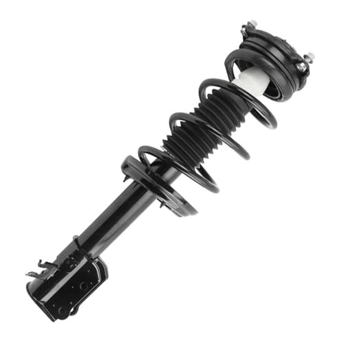 Detroit Axle - FWD Front Left Strut for 2017-2021 Jeep Compass [w/ 6 Speed A.T.] 2018 2019 2020 Driver Side Strut with Coil Spring Assembly Suspension Replacement