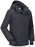 ★ Multifunktionales Design: Das äußere wasser- und winddichte Skistoff ist eng in die innere Baumwolle integriert. Stauraum für mehrere Taschen. Abnehmbare Windkappe und verstellbarer Saum, Klettbündchen. Verschiedene Designs. Erfüllen Sie die Anforderungen für Reisen im Freien
