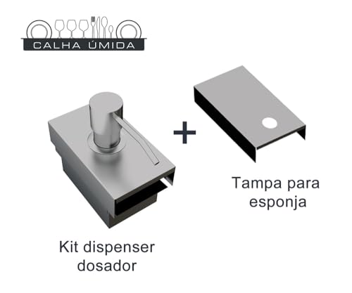 Kit dispenser y dosador de detergente Kitchen para una organización eficiente 3