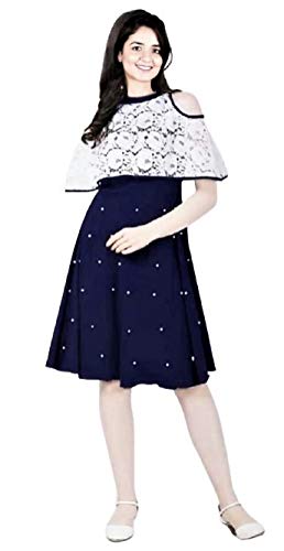 Image of FELLAMO Girl's A-Line Knee Length Dress