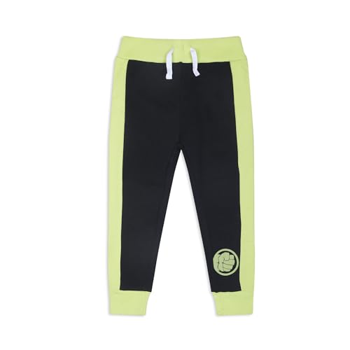 Marvel Avengers Boys’ Captain America, Thor, Hulk or Iron Man T-Shirt and Jogger Set for Toddler and Little Kids