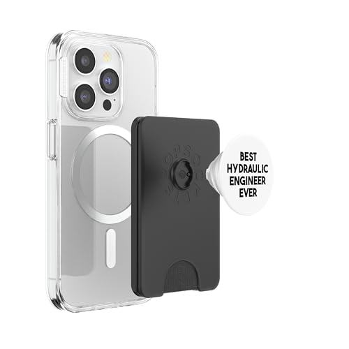 Meilleur ingénieur hydraulique jamais PopSockets PopWallet pour MagSafe – vue 3