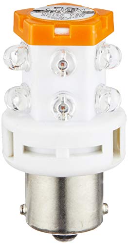 ELPA LED回転灯球 12V用 BA15s イエロー 熱を持たず 消費電力が少ない省エネタイプ G-1006B