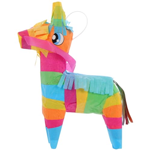 Wakauto Mini Donkey Pinata,Small Mexican Pinatas Dye Party Supplies Birthday Decoration for Cinco de Mayo, Birthday Parties