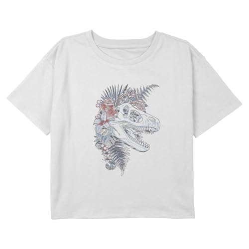 Girl's Jurassic World Flower Crown Fossil T-Shirt