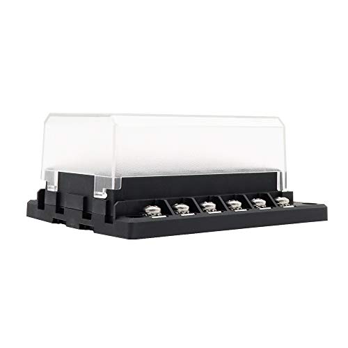 RuleaxAsi Bloco de fusíveis com lâmina de 12 vias Caixa porta-fusíveis Novo 6 Circuito ATP/ATC/ATO c