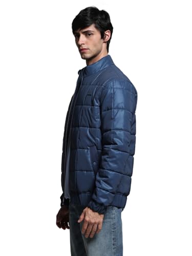 Image of JACK & JONES Men's Polyester Standard Length A-Line Coat