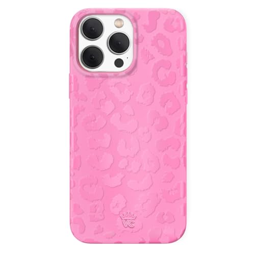 VELVET CAVIAR Case for iPhone 15 Pro Max | Compatible with MagSafe | 10ft Drop Tested | Protective Designer Cases| Hot Pink Leopard