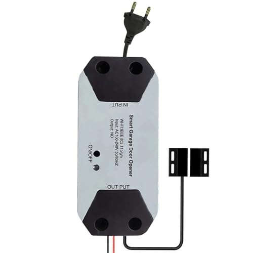 Fahoujs Ouvre-Porte Intelligent APP Télécommande Commutateurs WiFi Contrôleur De De Garage avec Commandes Vocales Ouvre- avec Commandes Vocales