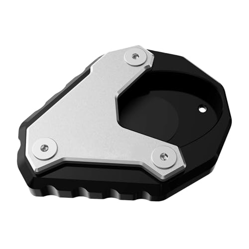 Béquille latérale extension pour moto 650 2010-2024 plaque de pied argent