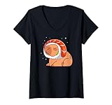 Photo Gallery donna capybara rodent japanese kawaii sushi food lover capybara maglietta con collo a v Photo Gallery donna capybara rodent japanese kawaii sushi food lover capybara maglietta con collo a v