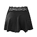 Women's Sexy See Through Sheer Micro Skirts High Waist Party Lace Trim Short Skirt Rave Novelty Clubwear Black Large