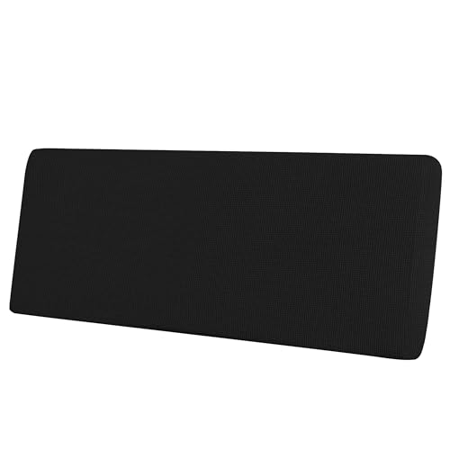 Image of Easy-Going Stretch 1 Piece Couch Cushion Cover for Sofa | Sofa Cushion Furniture Protector Sofa Seat sofa slipcover Washable sofa cover soft with Elastic Bottom Black