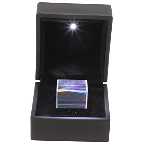 YOSADIER Prisma De Dispersión Prisma Cubo Ligero Prisma Ciencia Óptico El Cubo Prisma x Cubo Prisma Dicroico Cuadrado Cubo De Estrellas Cubo De Prisma Ai Cubos De Elementos Cubo De Vidrio