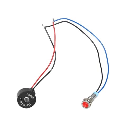 Indicador LED de encendido QNCT01L rojo para detección de corriente CA y advertencia