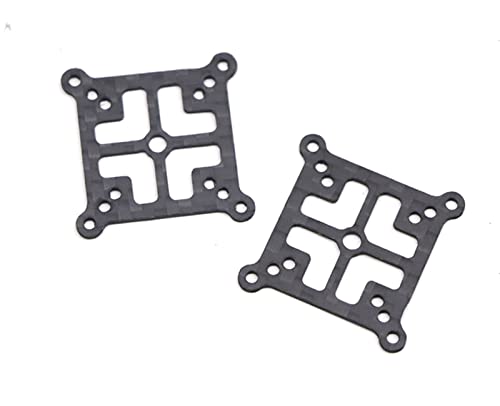 Image of DKNTZO Cinewhoop Toothpick FPV Drone Flight Controller Mount Adpter, Carbon Fiber FPV Flight Controller Stack Adpter Board 25.5mm to 20mm 16mm for FPV Freestyle 2-4inch Cinewhoop Toothpick Drones