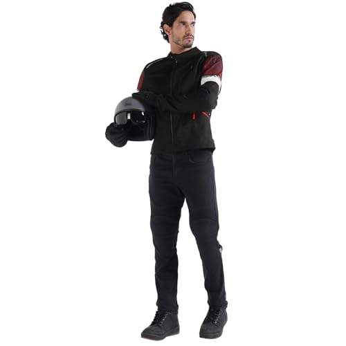 Image of Royal Enfield Streetwind Eco 3 Riding Jacket | RE Ergo Pro Tech CE Level 2 Protectors at Shoulders & Elbows | Perforated 10mm HD EVA Foam at Back | 100% Recycled Polyester Mesh | GREY S