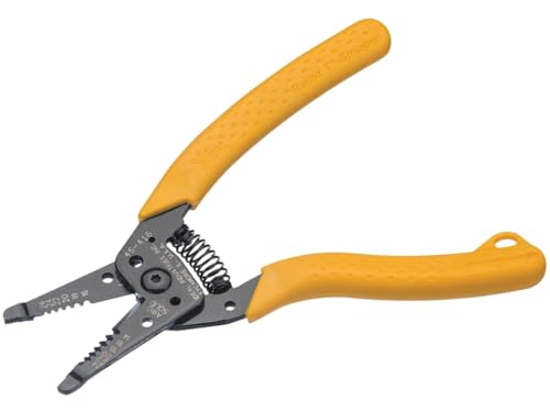 Ideal Electrical 45-416 Premium Reflex T-6 Stripper - 14-26 AWG, Wire Stripper with Thumb Rest, Plier Nose, Slide Lock, Textured Grips