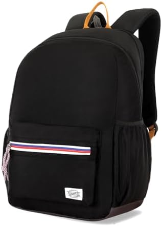 American Tourister Carter, 28L Volume College and Office 4 Compartment Laptop Backpack with Front Organizer and Spacious Interiors for Unisex - Black