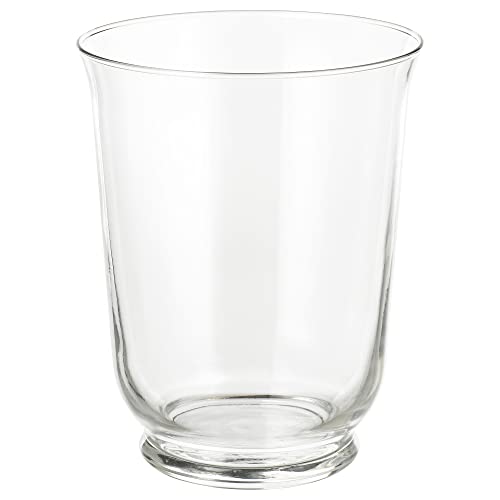 IKEA POMP - Jarrón (18 cm, cristal transparente)