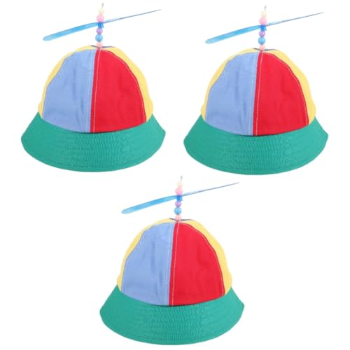 Sombrero arcoíris de libélula de bambú BESTYASH para playa y sol infantil
