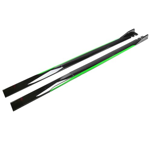 WEQTYSAB 1 par Faldón Lateral del Coche, para Seat Ateca 1.0 TSI 2016-2025 Coche Difusor Divisor Rasguño Falda Lateral Extensión Faldón Kit de carrocería,E