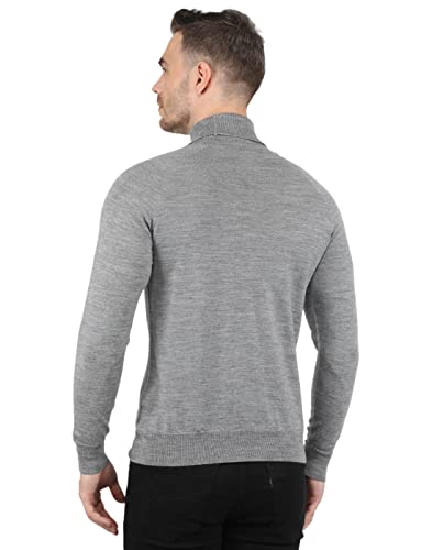 Image of Monte Carlo Men Wool High Neck Pullover Sweater