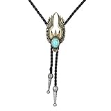 ♔Trendy Style: Dieses besondere Produkt eignet sich hervorragend als trendige Western-Krawatte und kann beliebig getragen werden. Mit einem einfachen, aber modischen Design Der Anhänger der Bolo Tie kann frei eingestellt werden, um einen perfekt passenden Look zu erhalten.
