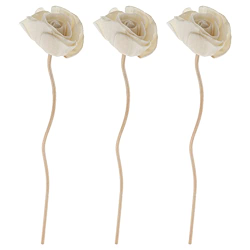 Beavorty 3pcs Flower Diffuser Sticks Sticks for Diffuser Elegant Decorative Fragrance Tools for Home Decor Living Room Bedroom Kitchen