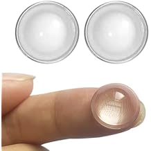 2PCS x Diameter 28mm Flat Convex Lens Height 7.3mm Flat Optical Glass LED Lens Transparent for LED Flashlight Head Bike Lamp28*H7.3mm*F28mm
